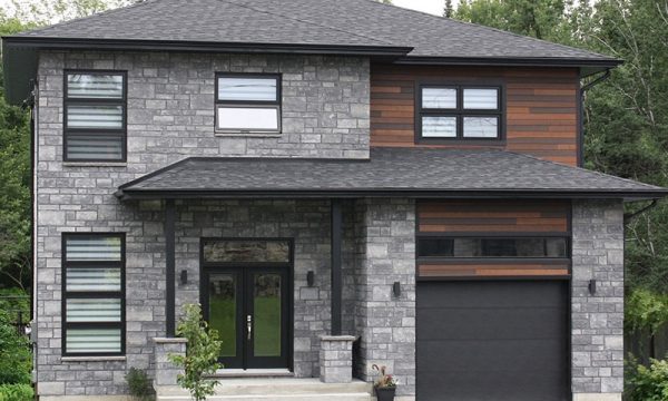 Woodgrain garage door by GAREX