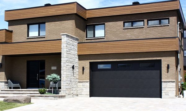 Woodgrain garage door by GAREX