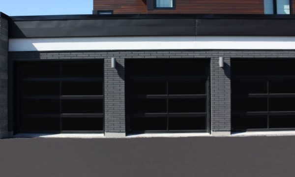 Panoramic Garage Door  / Black