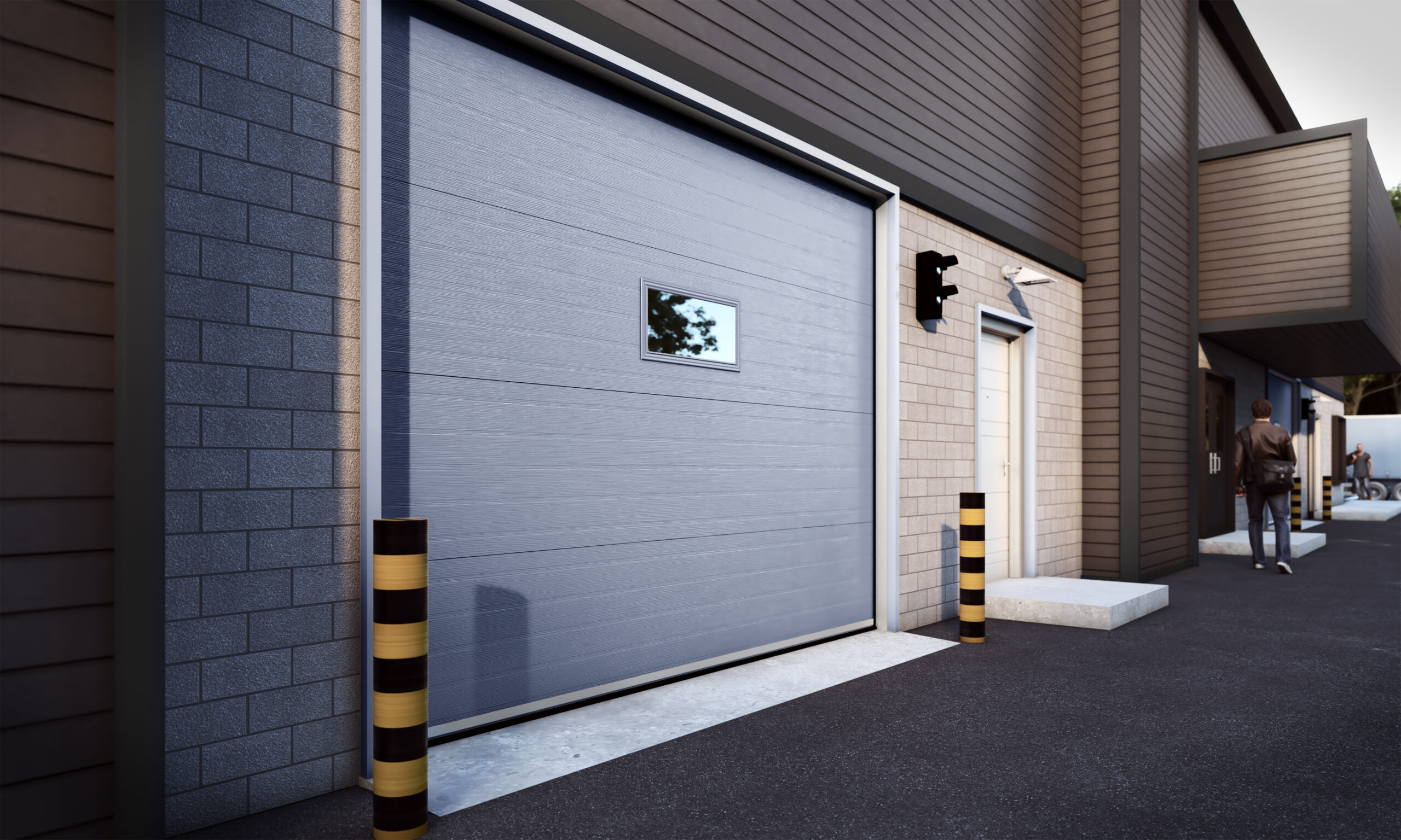 Commercial Garage Doors: GX-175-MG (R-16)